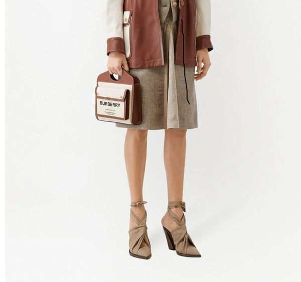 Túi Burberry Pocket Tote Bag 'Brown' 8039361 - Ảnh 2