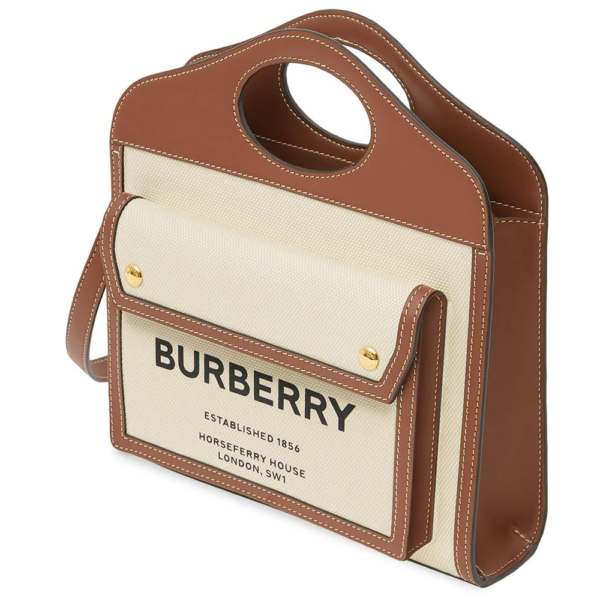 Túi Burberry Pocket Tote Bag 'Brown' 8039361 - Ảnh 4