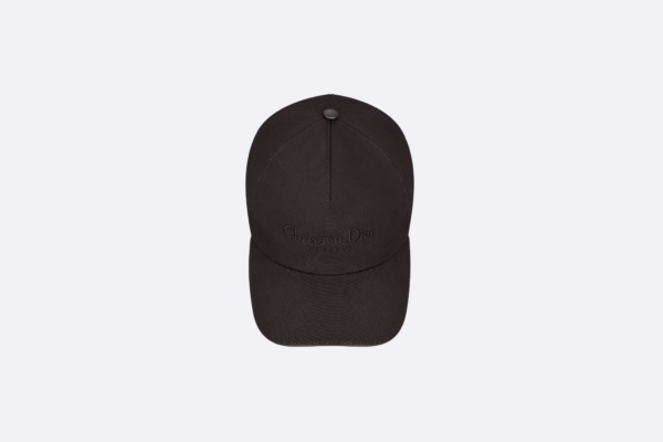 Mu Dior Couture Baseball Cap 'Black Canvas' 243C904G4511-C900