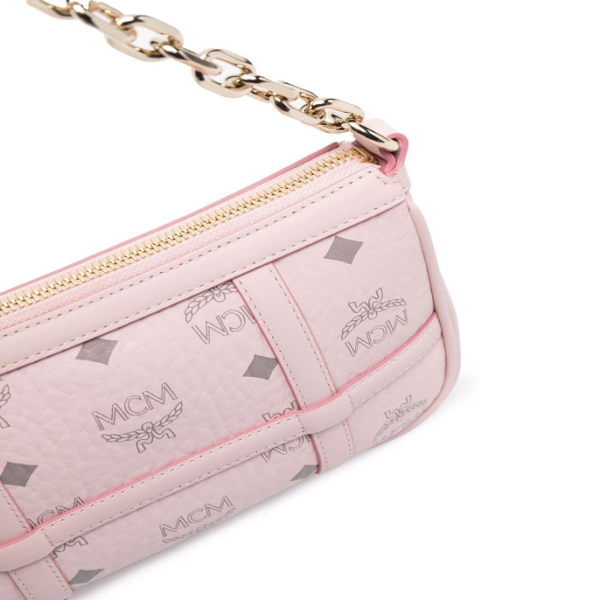 Túi MCM Delmy Leather Shoulder Bag MWSBAER01QH001 - Ảnh 4