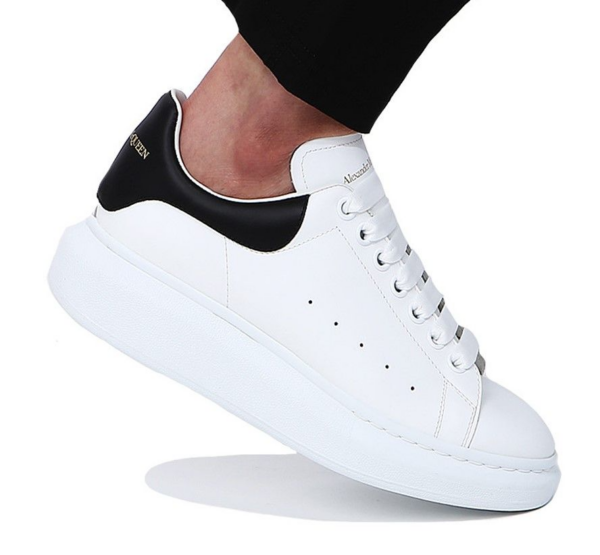 Giày Alexander McQueen Oversized 'White Black' 553680-WHGP5-9061 - Ảnh 5