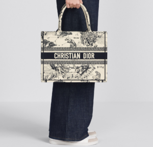 Tui Dior Book Tote Medium 'Latte Dior Zodiac' M1296ZRHZ-M941