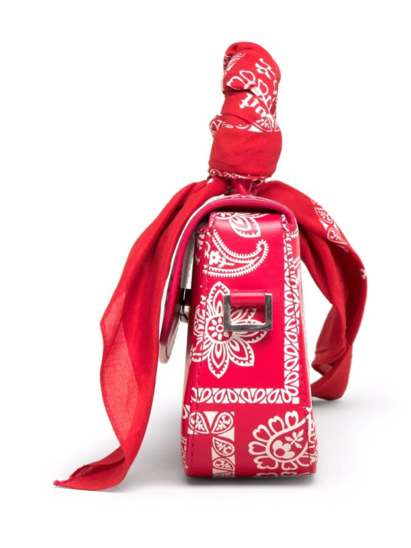 Túi Palm Angels Red Mini Bag PWNP004F21LEA0012501 - Ảnh 4
