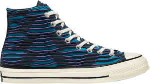Giay Converse Chuck 70 High 'Vibrant Knit Ocean Depths' 168757C