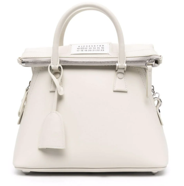 Túi Maison Margiela White Leather Handbag S56WG0082P4303T2003 - Ảnh 2