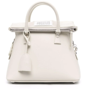 Túi Maison Margiela White 5ac Mini Leather Top Handle Bag S56WG0093P4303-T1003