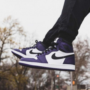 Alternative view of Giày Nike Air Jordan 1 Retro High OG 'Court Purple 2.0' 555088-500