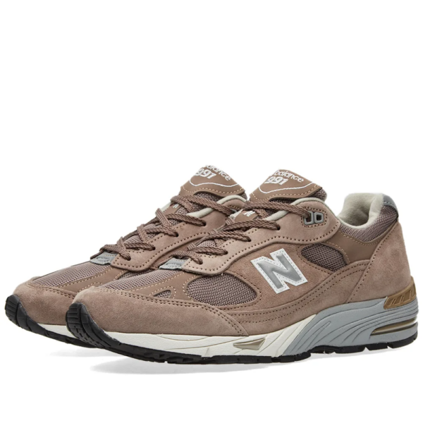 Giày New Balance Wmns 991 Made In England 'Cappucino Silver' W991EFS - Ảnh 2