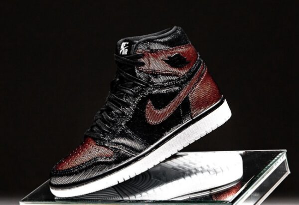 Giày Nike Air Jordan 1 Retro High Fearless Metallic 'Rose Gold' CU6690-006 - Ảnh 4