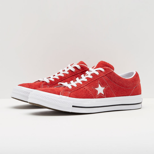Giày Converse One Star Ox 'Red Suede' 158434C - Ảnh 4