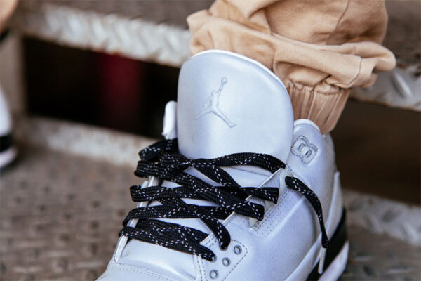 Giày Nike Air Jordan 3 5Lab3 'Reflective Silver' 631603-003 - Ảnh 3