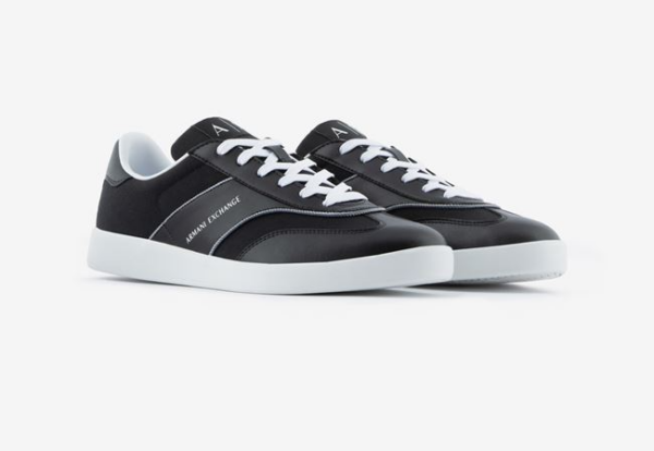 Giày Armani Exchange Brand Logo 'Black' 17179317QM - Ảnh 3