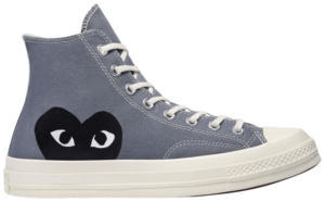Giày Converse Comme des Garçons PLAY x Chuck 70 High 'Steel Gray' 171847C