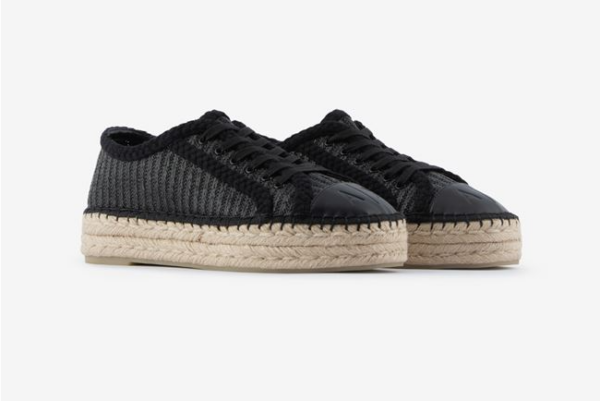 Giày Armani Exchange Espadrilles 'Black' 17197645SD - Ảnh 3