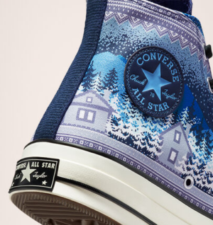 Giay Converse Chuck 70 High 'Holiday Sweater Midnight Navy' 172135C