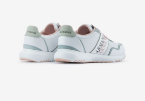 Alternative view of Giày Armani Exchange With Brand Logo 'White Pink'