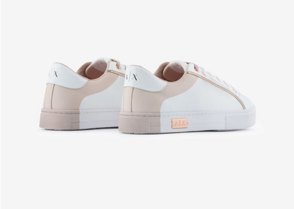 Giày Armani Exchange Brand Logo 'White Pink' 17220235CW - Ảnh 2