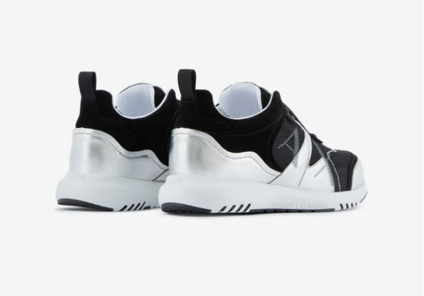 Giày Armani Exchange Brand Logo 'Black White' 17224027FS - Ảnh 2