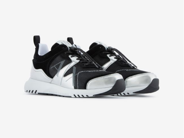 Giày Armani Exchange Brand Logo 'Black White' 17224027FS - Ảnh 3
