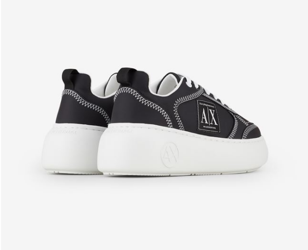 Giày Armani Exchange Brand Logo 'Black' 17231187VH - Ảnh 2