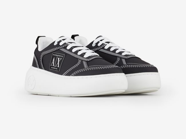 Giày Armani Exchange Brand Logo 'Black' 17231187VH - Ảnh 3