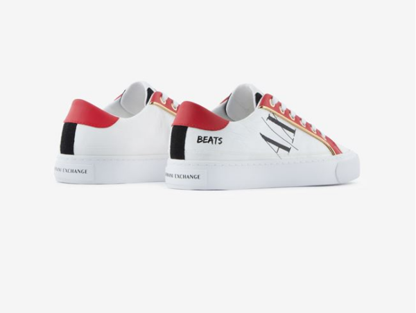 Giày Armani Exchange Brand Logo 'White Red' 17243765KO - Ảnh 2