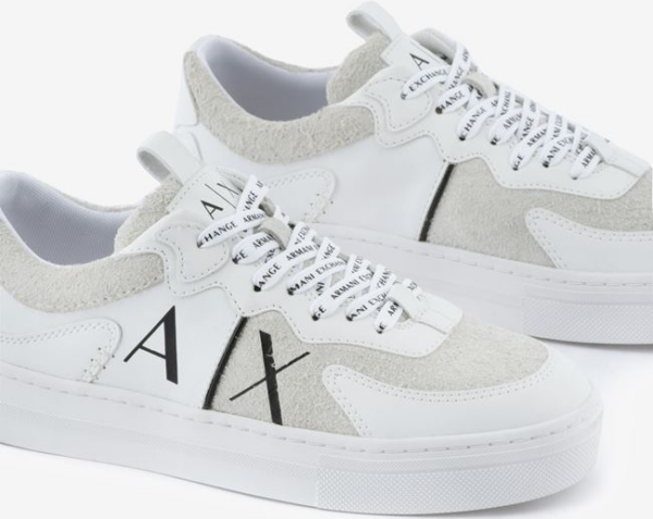 Giày Armani Exchange Brand Logo 'White' 17247258QB - Ảnh 4