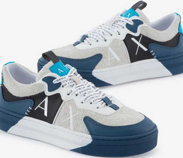 Giày Armani Exchange Brand Logo 'White Marine' 17247261OM - Ảnh 4