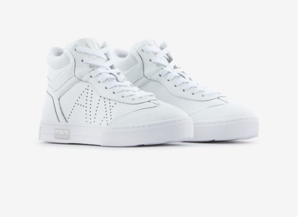 Giày Armani Exchange Technical Fabric Inner 'White' - Ảnh 3