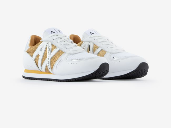 Giày Armani Exchange Brand Logo 'Glitter' 17276430GR - Ảnh 3