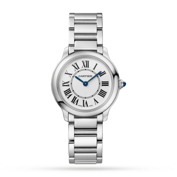 Dong Ho Cartier Ronde Must De 29 Quartz Steel Bracelet 'Steel' WSRN0033