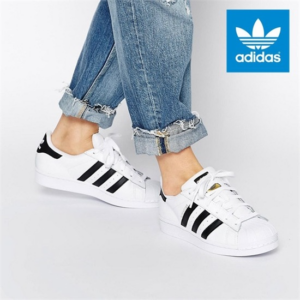Alternative view of Giày Adidas Superstar J 'White Core Black' C77154