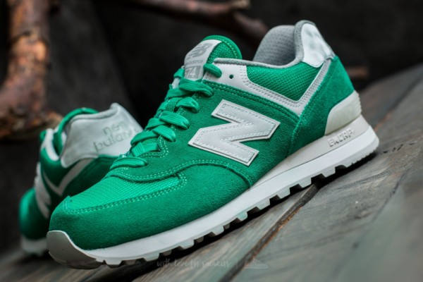 Giày New Balance 574 Suede Trainer 'Green' ML574SEH - Ảnh 4