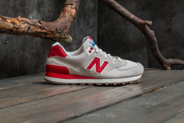 Giày New Balance Wmns 574 Retro Sport Sea 'Salt Red' WL574RSA - Ảnh 6