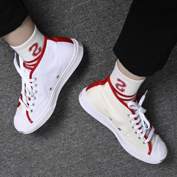 Giày Converse Jack Purcell Open Smile To Help Fashion Casual 168994C - Ảnh 3