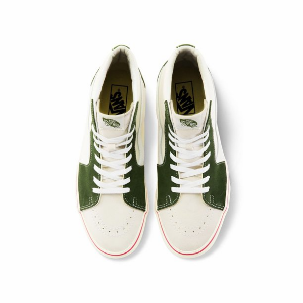 Giày Vans Sk8-Hi 'Retro Sport Marshmallow Kombu Green' VN0A4U3C2TZ - Ảnh 5
