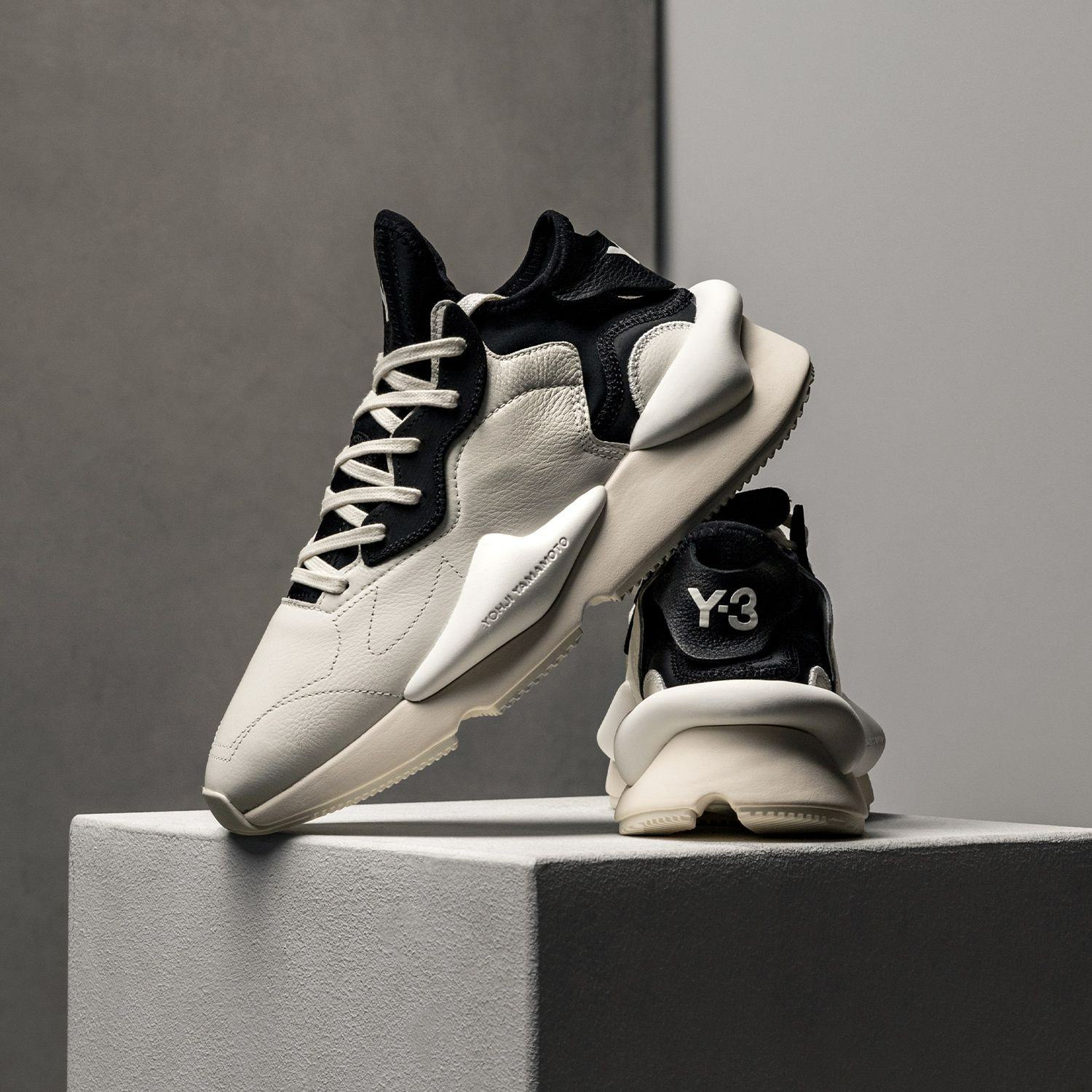 Giày Adidas Y-3 Kaiwa 'White Black' FZ4326 - Ảnh 4