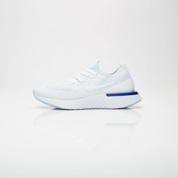 Giày Nike Wmns Epic React Flyknit 'White Racer Blue' AQ0070-100 - Ảnh 4