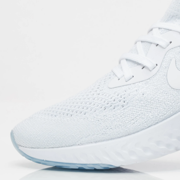 Giày Nike Wmns Epic React Flyknit 'White Racer Blue' AQ0070-100 - Ảnh 8