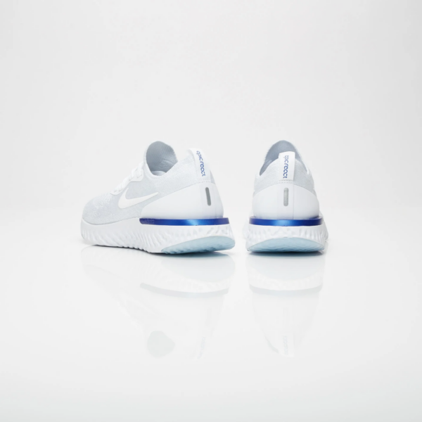 Giày Nike Wmns Epic React Flyknit 'White Racer Blue' AQ0070-100 - Ảnh 5