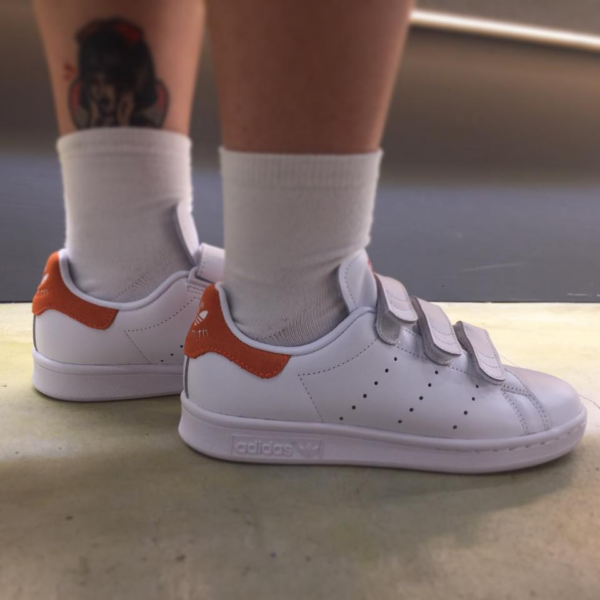 Giày Adidas Stan Smith Strap Orange BB0067 - Ảnh 5