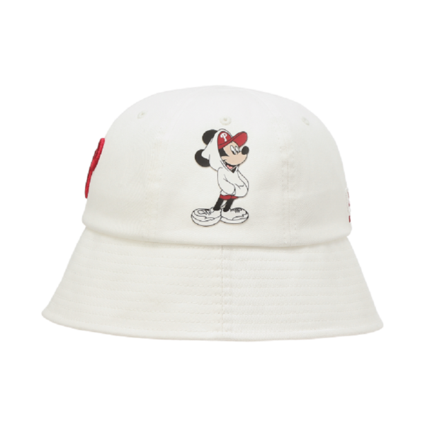 Mũ MLB X Disney Dome Hat Philadelphia Phillies White 32CPHK011-10W - Ảnh 2