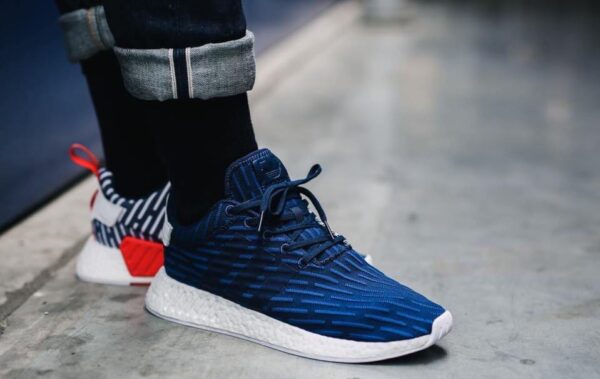 Giày Adidas NMD R2 Primeknit 'Collegiate Navy' BB2952 - Ảnh 6