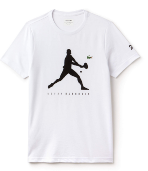 Ao Lacoste Novak Djokovic Tee White TH3882-AU8