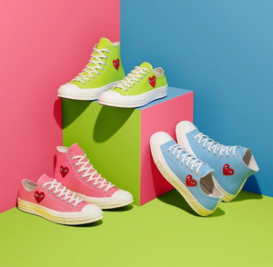 Alternative view of Giày Converse Comme des Garçons PLAY x Chuck 70 Low 'Bright Green' 168302C