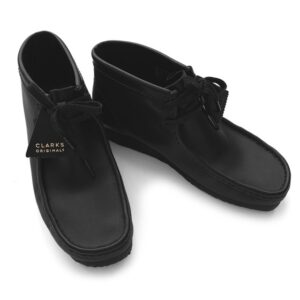 Giay Clarks Wallabee Boot 'Black' 261-55512