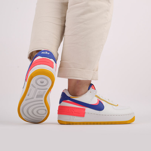 Giày Nike Wmns Air Force 1 Shadow 'White Crimson Blue' CI0919-105 - Ảnh 3