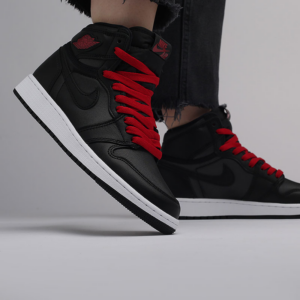 Alternative view of Giày Nike Air Jordan 1 Retro High OG BG 'Black Gym Red' 575441-060
