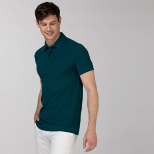 Ao Lacoste Paris Polo Shirt Regular Fit 'Dark Green' PH5522-2S9