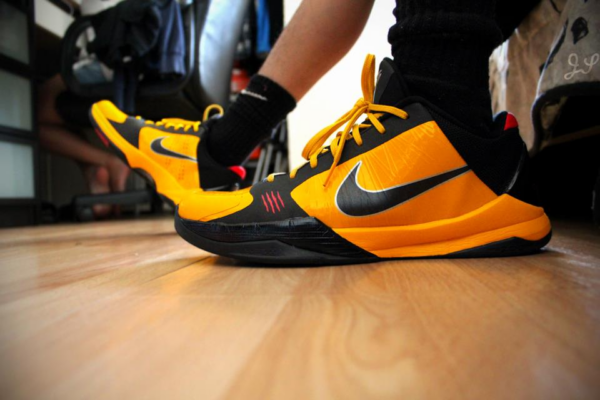 Giày Nike Zoom Kobe 5 'Bruce Lee' 386429-701 - Ảnh 7